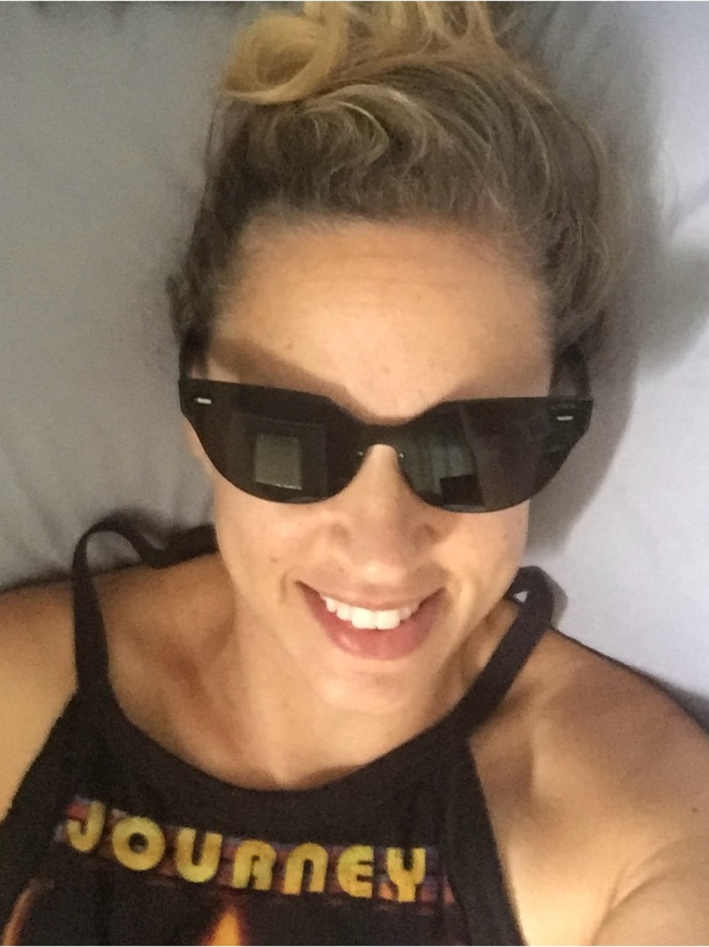 RetroSuperFuture Tuttolente Zizza Rimless Single Bridge Black Shades